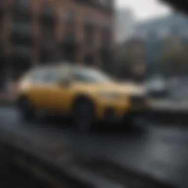 Safety features dashboard of Subaru Crosstrek highlighting advanced technology