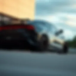 Striking exterior design of the Lamborghini Urus