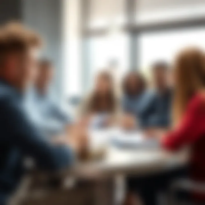 Collaboration for Transportation Solutions A diverse group of individuals engaging in a collaborative meeting focused on transportation solutions.