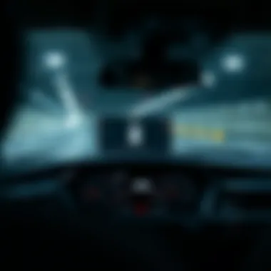 Technological Advancements in the 2018 Audi S4 Advanced technological features of the 2018 Audi S4 represented in dashboard display