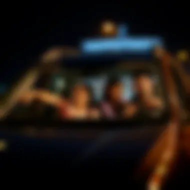 Family Experience in a Toyota RAV4 A family enjoying their ride in a Toyota RAV4