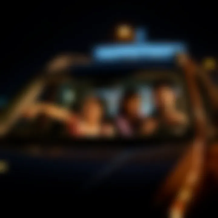 Family Experience in a Toyota RAV4 A family enjoying their ride in a Toyota RAV4