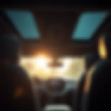 Modern Interior Features of the Toyota RAV4 Interior view showcasing the modern features of the Toyota RAV4