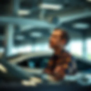 Making Informed Choices A person contemplating decisions at a car dealership