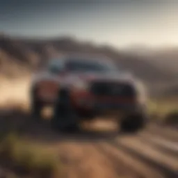 Tundra TRD Pro in rugged terrain showcasing its off-road capabilities