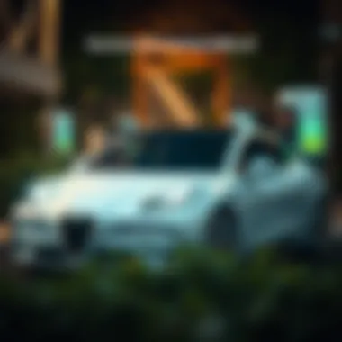 Infographic illustrating the environmental benefits of EVs