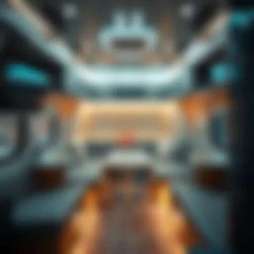 Innovative Interior Designs of Residence Trailers Stylish modern residence trailer interior showcasing innovative design elements