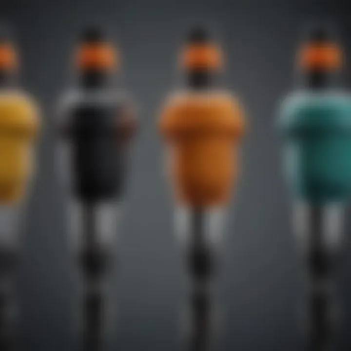 Comparison of various types of fuel injectors highlighting their differences