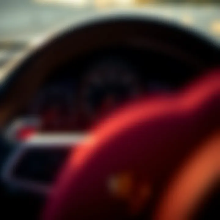 Dashboard of a 2014 Porsche Boxster displaying performance metrics